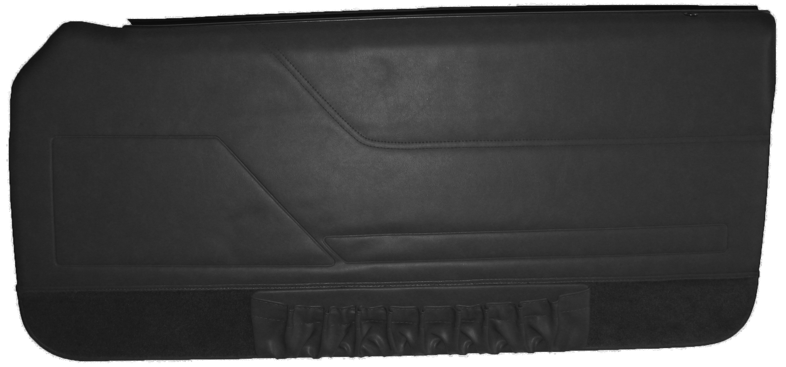 1982 Ford Mustang Sedan Door Panel Set, Granite Vinyl & Charcoal
